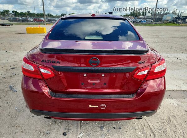1N4AL3APXHC233814 2017 NISSAN ALTIMA Red Հետևի տեսք