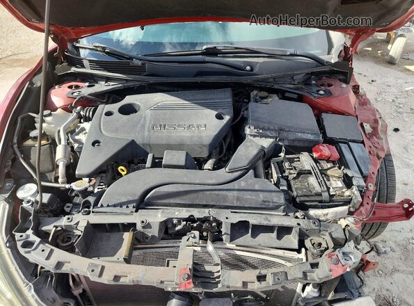 1N4AL3APXHC233814 2017 NISSAN ALTIMA Red Սալոնի հետևի տեսք