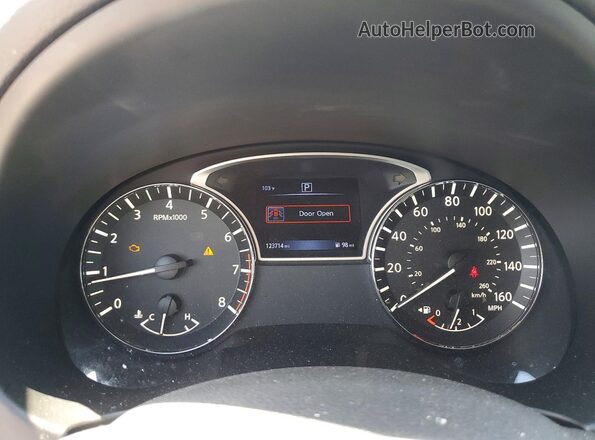 1N4AL3APXHC474725 2017 NISSAN ALTIMA Gray ხელსაწყოთა პანელის ხედი