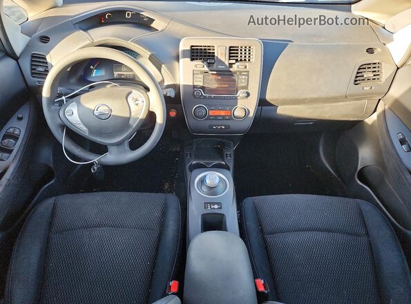1N4AZ0CP2GC303864 2016 NISSAN LEAF Белый Вид панели приборов