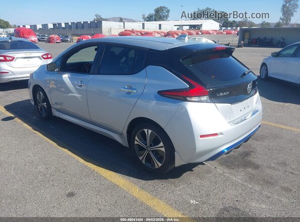 1N4AZ1CP1JC303982 2018 NISSAN LEAF Silver უკანა მარცხენა