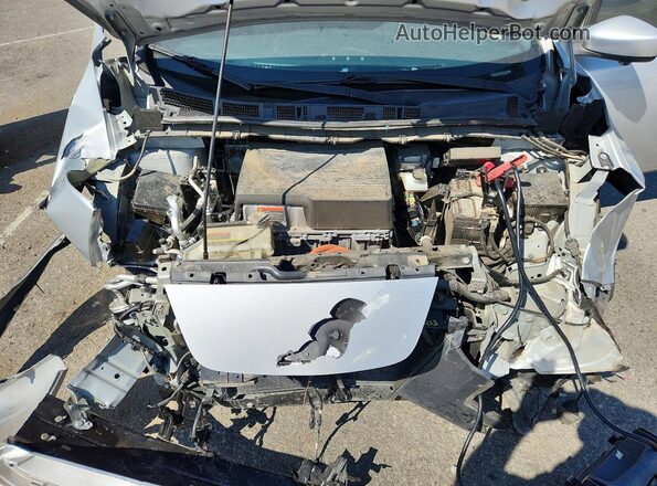 1N4AZ1CV9MC550217 2021 NISSAN LEAF Silver Вид задньої частини салону