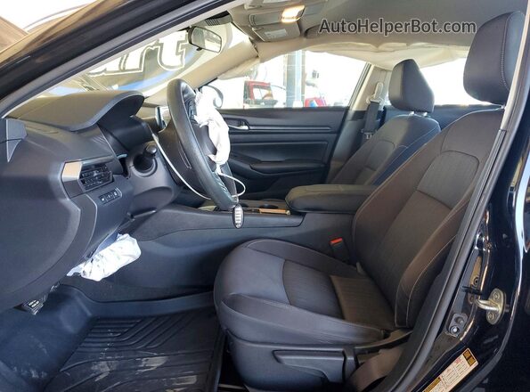 1N4BL4BV0MN416595 2021 NISSAN ALTIMA Черный Вид салона спереди