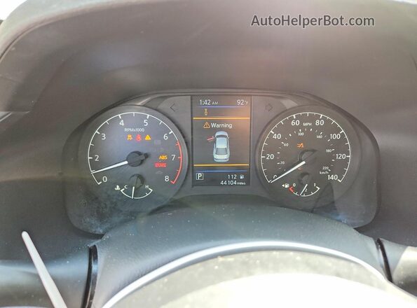 1N4BL4BV1RN332180 2024 NISSAN ALTIMA White Instrument cluster view