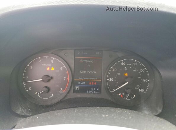 1N4BL4BV2PN315594 2023 NISSAN ALTIMA White ხელსაწყოთა პანელის ხედი