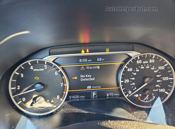 1N4BL4BV5KC115037 2019 NISSAN ALTIMA Черный Вид щитка приборов
