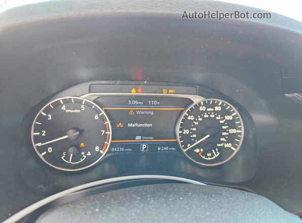 1N4BL4BV5LC279521 2020 NISSAN ALTIMA Gray Вид щитка приладів