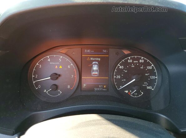 1N4BL4BV7MN418926 2021 NISSAN ALTIMA Синий Вид щитка приборов