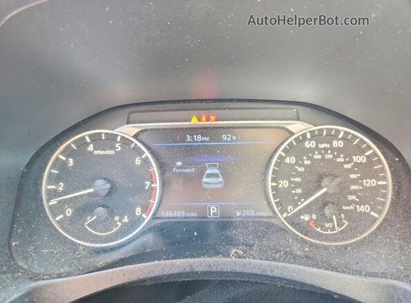 1N4BL4BV9LC121778 2020 NISSAN ALTIMA White Вид щитка приладів