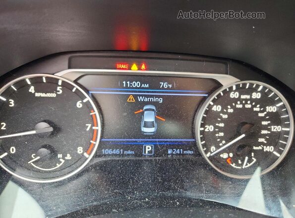 1N4BL4BVXLC231786 2020 NISSAN ALTIMA Серебряный Вид щитка приборов