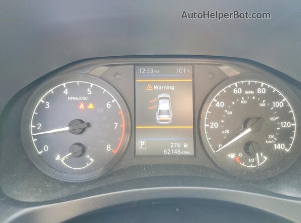 1N4BL4BVXMN382794 2021 NISSAN ALTIMA White Instrument cluster view