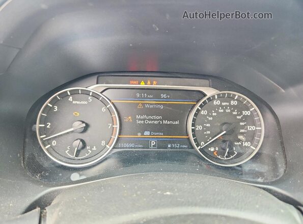 1N4BL4CV0KC107667 2019 NISSAN ALTIMA Gray Widok zestawu wskaźników