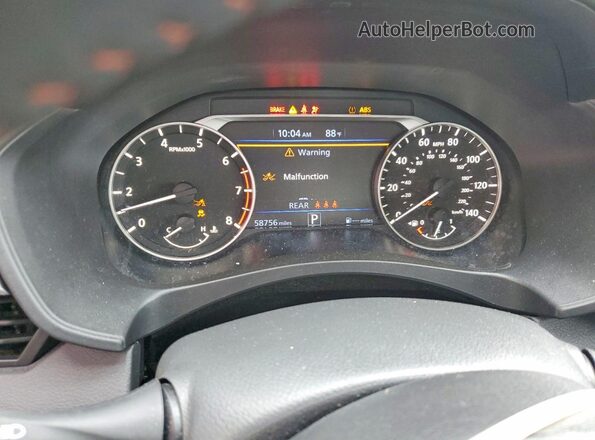 1N4BL4CV0RN391431 2024 NISSAN ALTIMA Silver Вид щитка приладів