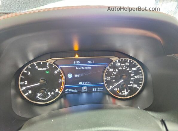 1N4BL4CV1NN406352 2022 NISSAN ALTIMA Black Вид щитка приладів