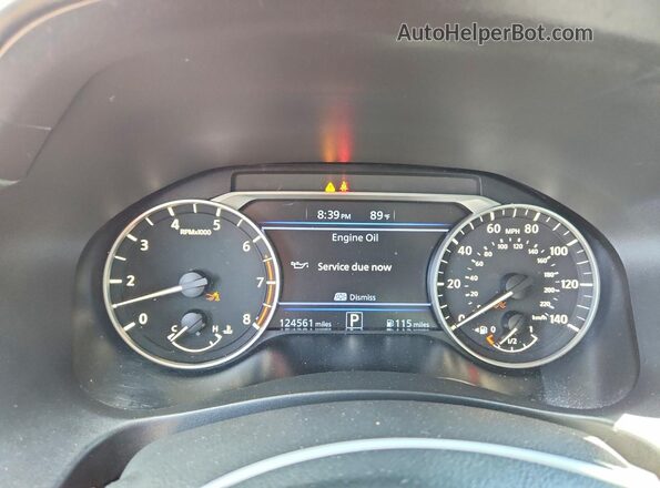 1N4BL4CV2NN341432 2022 NISSAN ALTIMA Оранжевый Вид щитка приборов