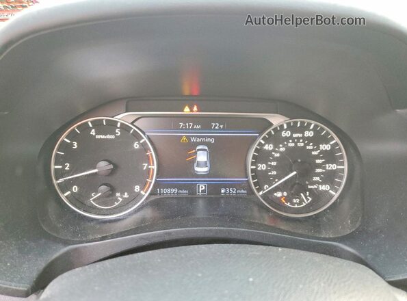 1N4BL4CV3LC164396 2020 NISSAN ALTIMA Silver Instrument cluster view