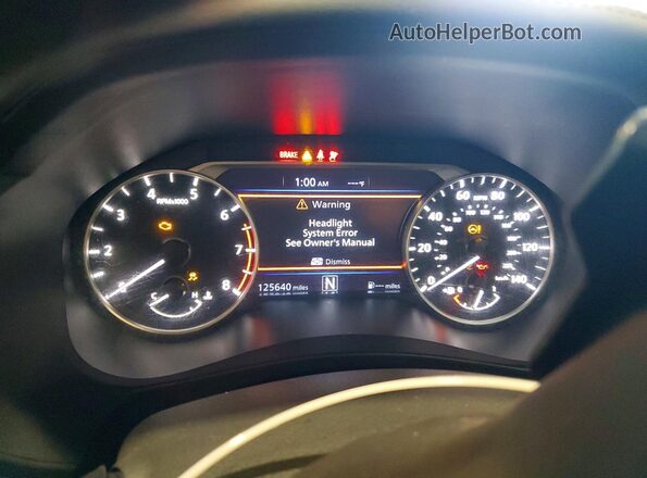 1N4BL4CV4KN319248 2019 NISSAN ALTIMA Gray Вид щитка приладів