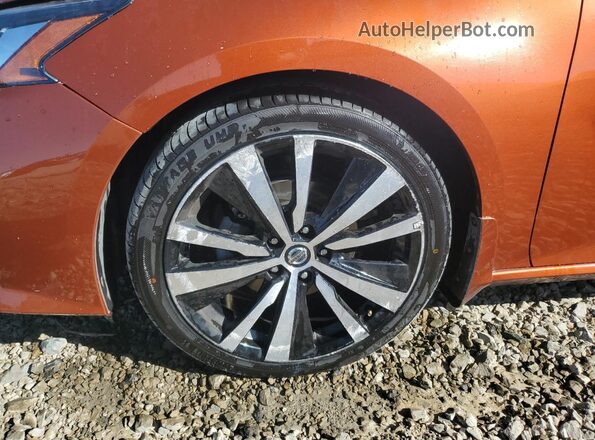 1N4BL4CV4NN420181 2022 NISSAN ALTIMA Orange VIN კოდის სტიკერის ხედი