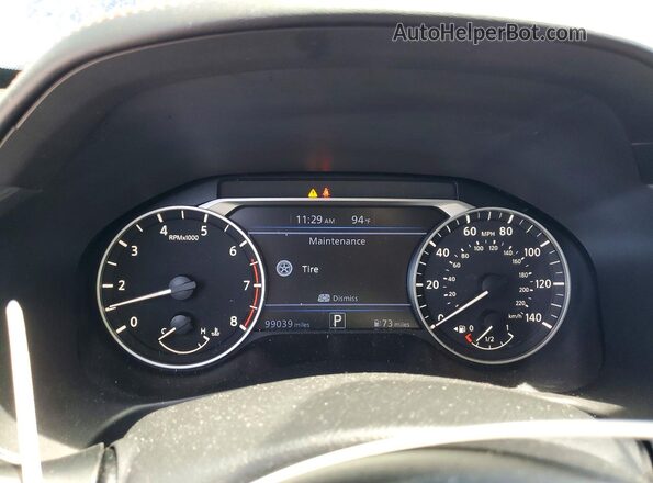 1N4BL4CV5NN366325 2022 NISSAN ALTIMA Blue Instrument cluster view