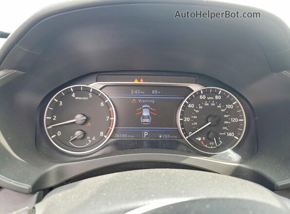 1N4BL4CV7RN416955 2024 NISSAN ALTIMA Gray ხელსაწყოთა პანელის ხედი