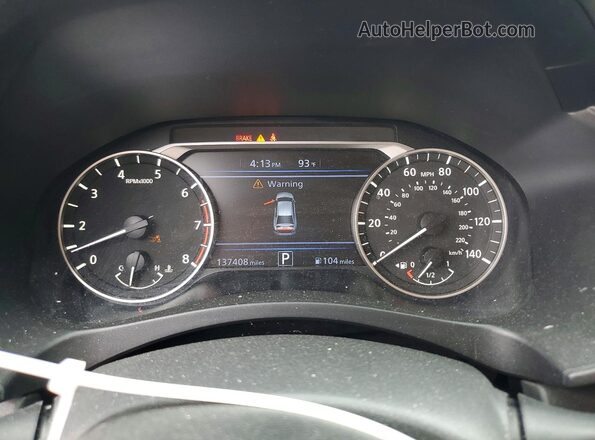 1N4BL4CV8MN330241 2021 NISSAN ALTIMA Черный Вид щитка приборов