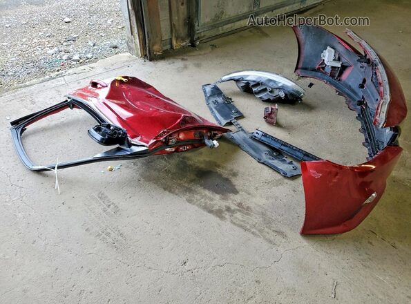 1N4BL4CW4KC190951 2019 NISSAN ALTIMA Red Vista del compartimento del motor