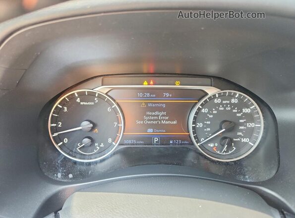 1N4BL4CW5NN383473 2022 NISSAN ALTIMA Black Widok zestawu wskaźników