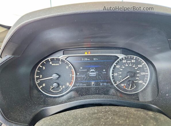 1N4BL4DV0NN348152 2022 NISSAN ALTIMA Gray Widok zestawu wskaźników