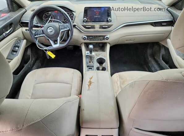 1N4BL4DV1KC127151 2019 NISSAN ALTIMA White Вид панелі приладів