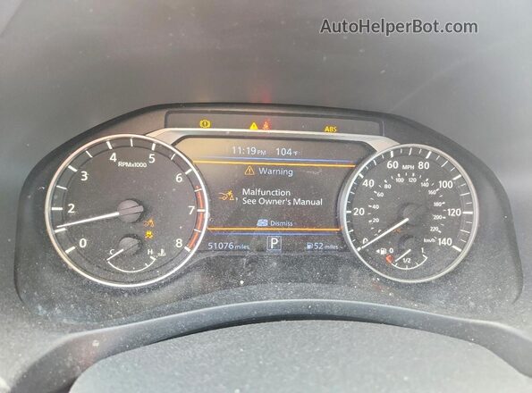 1N4BL4DV1MN417400 2021 NISSAN ALTIMA Gray Instrument cluster view