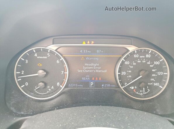 1N4BL4DV2SN350111 2025 NISSAN ALTIMA Темно-бордовый Вид щитка приборов