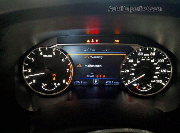 1N4BL4DV2SN366048 2025 NISSAN ALTIMA Угольный Вид щитка приборов