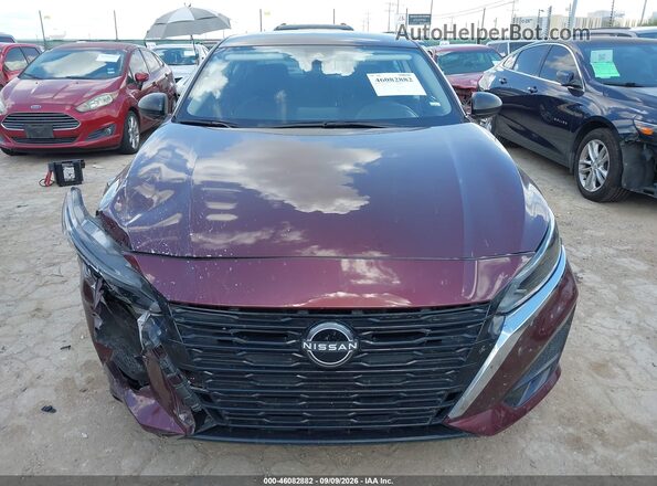 1N4BL4DV4SN411796 2025 NISSAN ALTIMA Maroon Вид щитка приладів