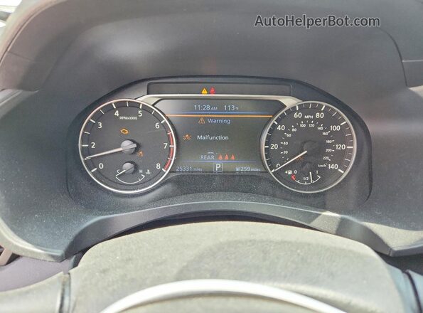 1N4BL4DV5SN385998 2025 NISSAN ALTIMA Black Սարքավորումների վահանակի տեսք
