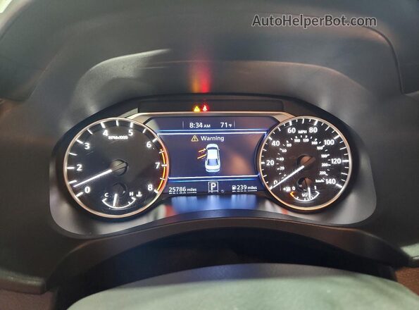 1N4BL4DV5SN408986 2025 NISSAN ALTIMA Silver ხელსაწყოთა პანელის ხედი