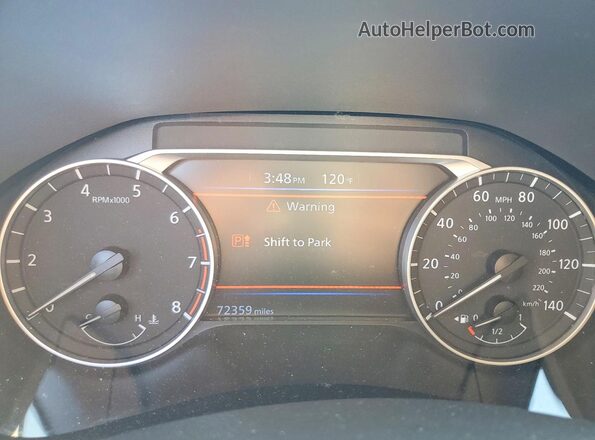 1N4BL4DV7SN301616 2025 NISSAN ALTIMA Black Widok zestawu wskaźników