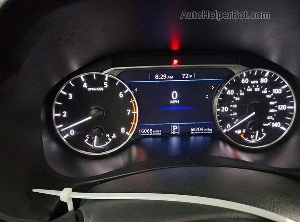 1N4BL4DV8SN432585 2025 NISSAN ALTIMA Silver ხელსაწყოთა პანელის ხედი