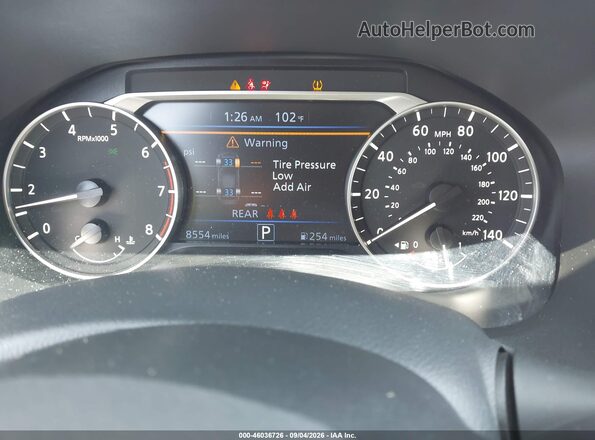 1N4BL4DV8TN330883 2026 NISSAN ALTIMA White Vista de los asientos traseros