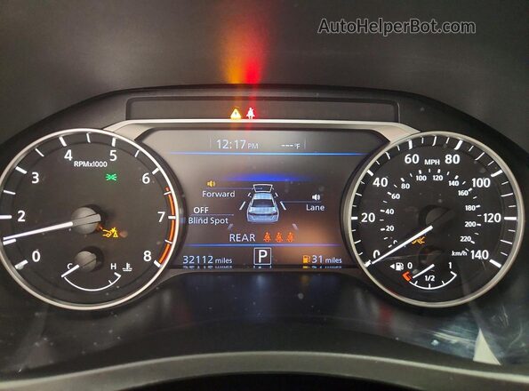 1N4BL4DVXSN363687 2025 NISSAN ALTIMA Белый Вид щитка приборов