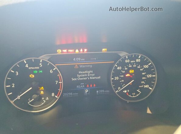 1N4BL4DW7SN423207 2025 NISSAN ALTIMA Black Widok zestawu wskaźników