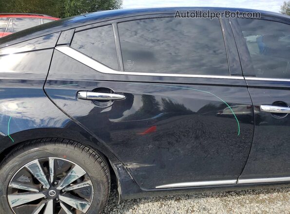 1N4BL4DW9KC156891 2019 NISSAN ALTIMA Black Vista de los asientos traseros
