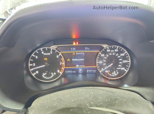 1N4BL4EV5LC145734 2020 NISSAN ALTIMA Silver Вид щитка приладів