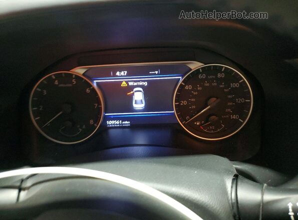 1N4BL4EV8KC174577 2019 NISSAN ALTIMA Black Вид щитка приладів