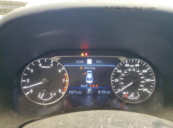 1N4BL4EW7RN326999 2024 NISSAN ALTIMA White Вид щитка приладів