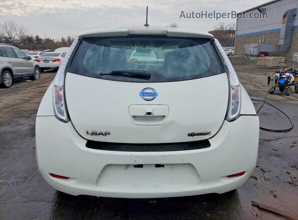 1N4BZ0CP0HC311998 2017 NISSAN LEAF White Вид ззаду