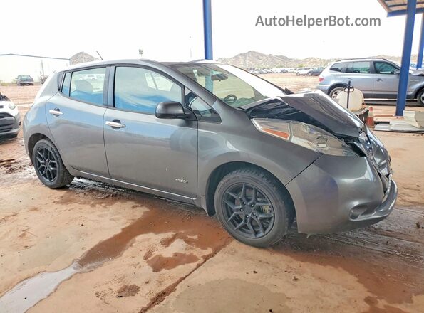 1N4BZ0CP5HC300690 2017 NISSAN LEAF Gray წინა მარჯვენა