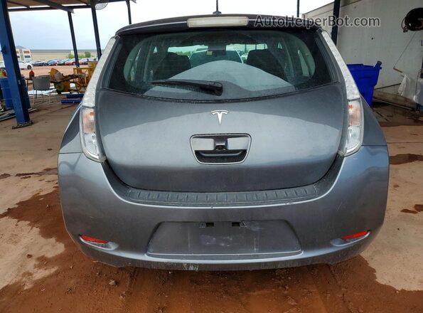 1N4BZ0CP5HC300690 2017 NISSAN LEAF Gray უკანა ხედი