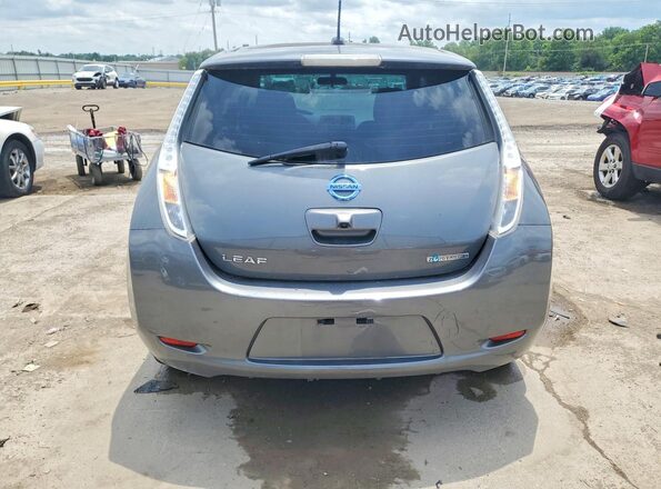 1N4BZ0CP5HC308451 2017 NISSAN LEAF Серый Вид сзади