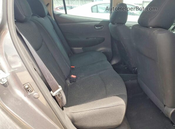 1N4BZ0CP5HC308451 2017 NISSAN LEAF Серый Вид задней части салона