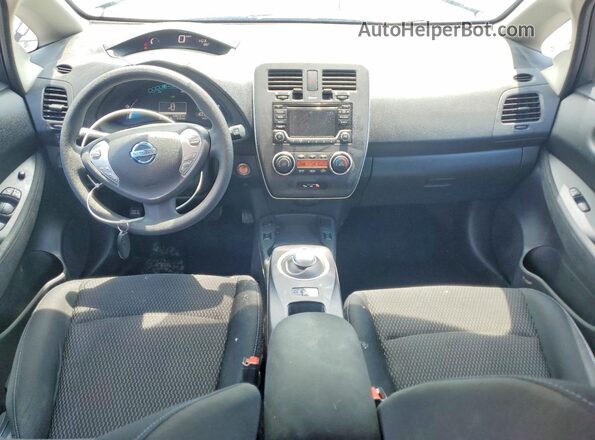 1N4BZ0CP5HC308451 2017 NISSAN LEAF Серый Вид панели приборов